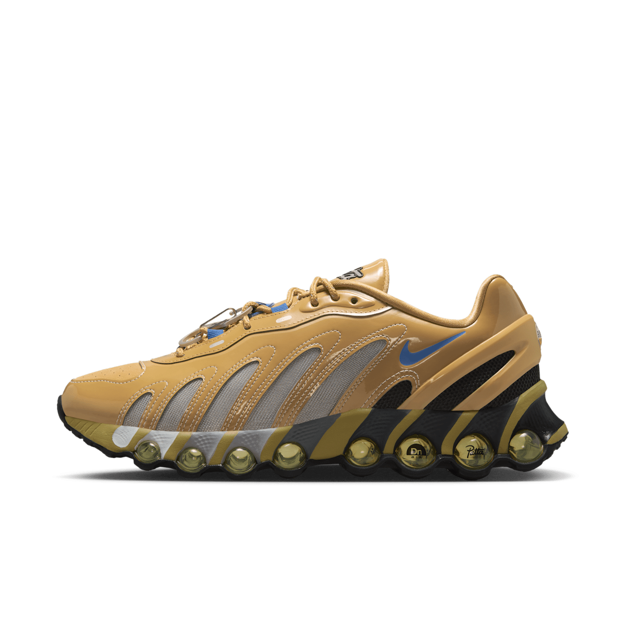 エアグルーブページ NIKE公式】エア マックス Dn8 x Patta 'Club Gold and Metallic